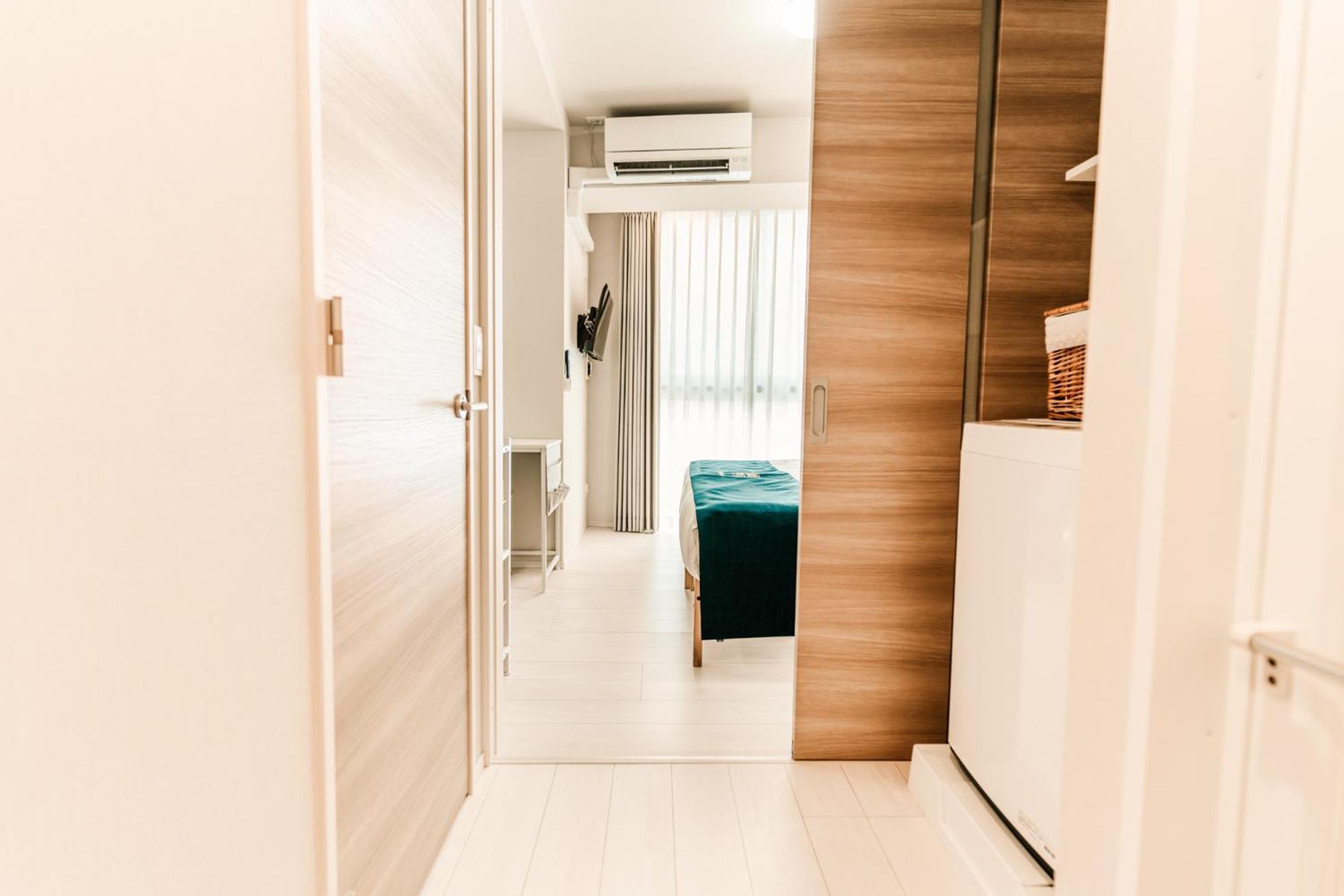 Shinkou House Ue Apartman Oszaka Szoba fotó