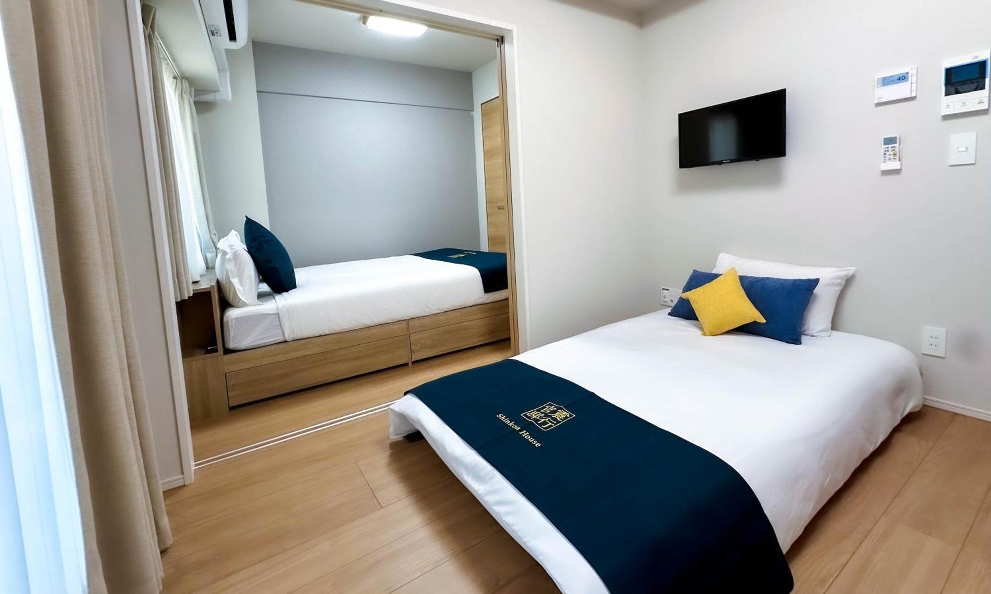 Shinkou House Ue Apartman Oszaka Kültér fotó